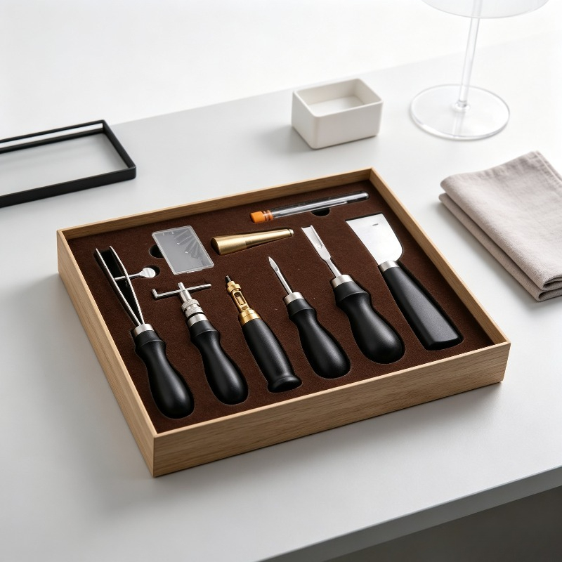 Leatherwork Kits For Beginners - مجموعة أدوات خياطة يدوية للجلد كاملة،
