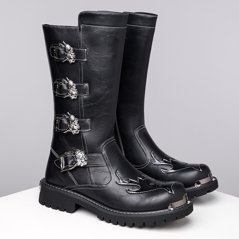 أحذية جلدية طويلة جديدة للرجال - مراجعة Leather Work Boots وسعره