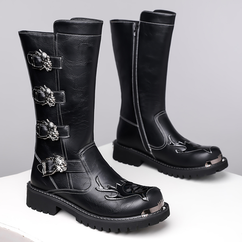 أحذية جلدية طويلة جديدة للرجال - مراجعة Leather Work Boots وسعره