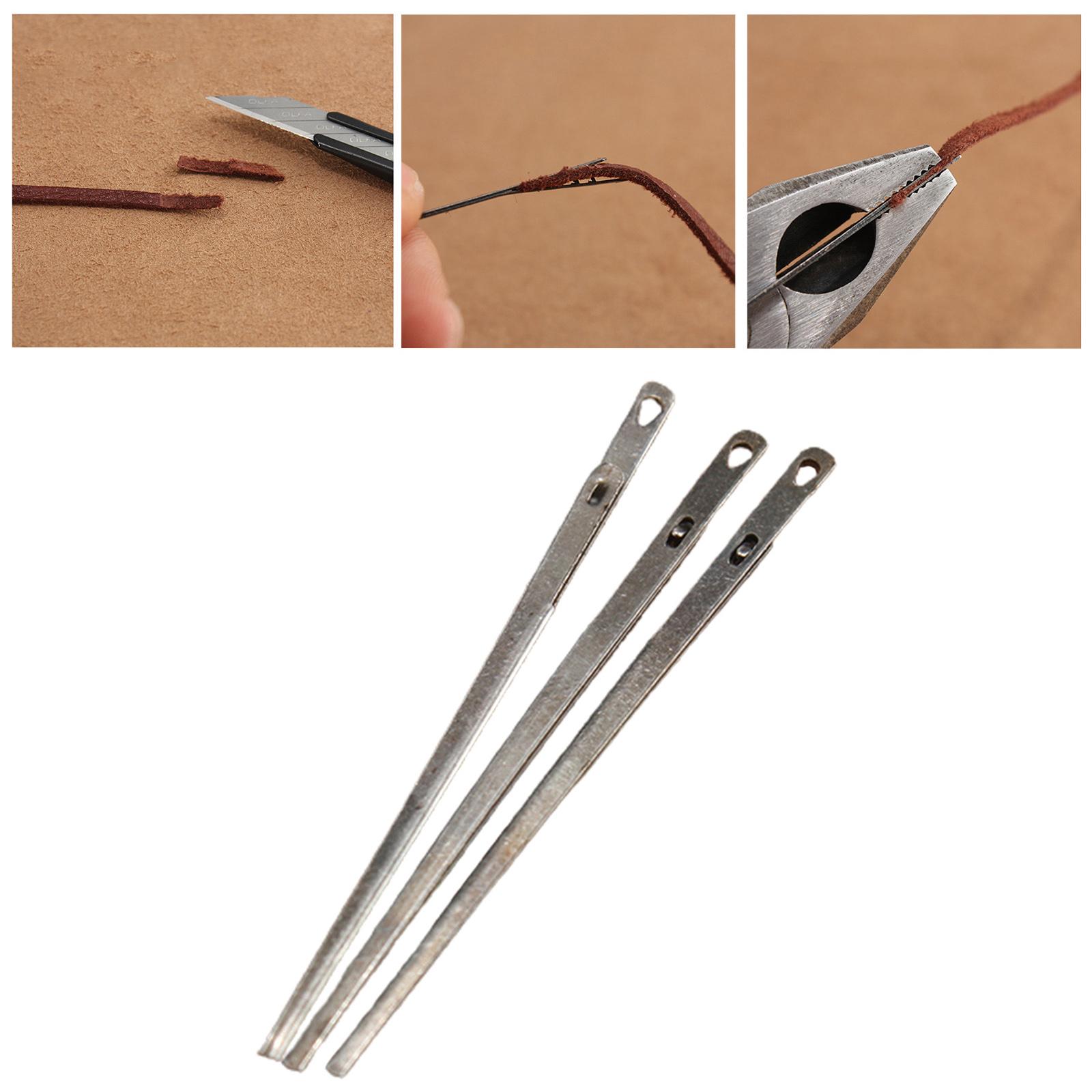 طقم إبر معدنية متينة للخياطة ا - مراجعة Leatherwork Hand Sewing Needles وسعره