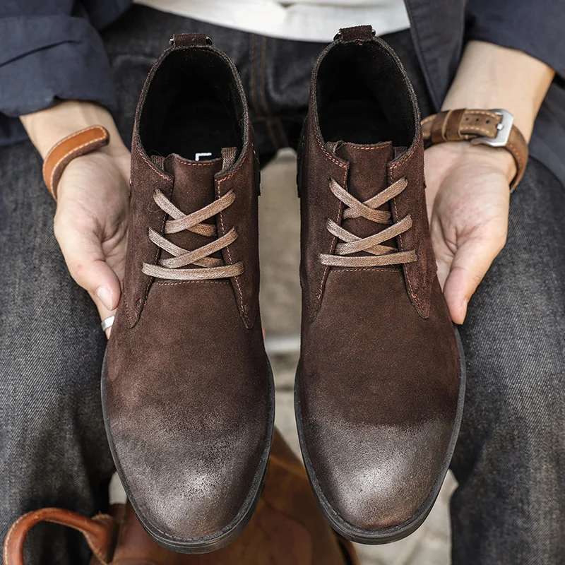 جديد البقرة المدبوغ حذاء من ال - مراجعة Leather Work Boots وسعره