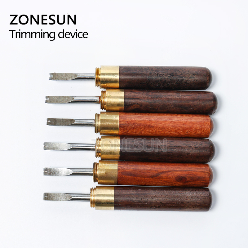 ZONESUN قطعة واحدة 1.2 مم أداة - مراجعة Leather Edge Beveler وسعره