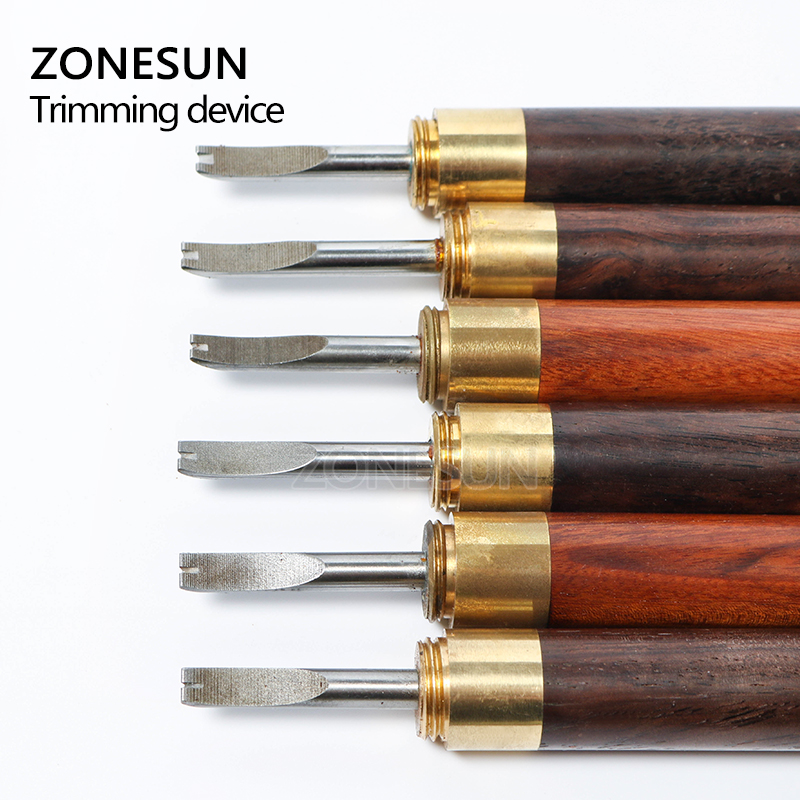 ZONESUN قطعة واحدة 1.2 مم أداة - مراجعة Leather Edge Beveler وسعره