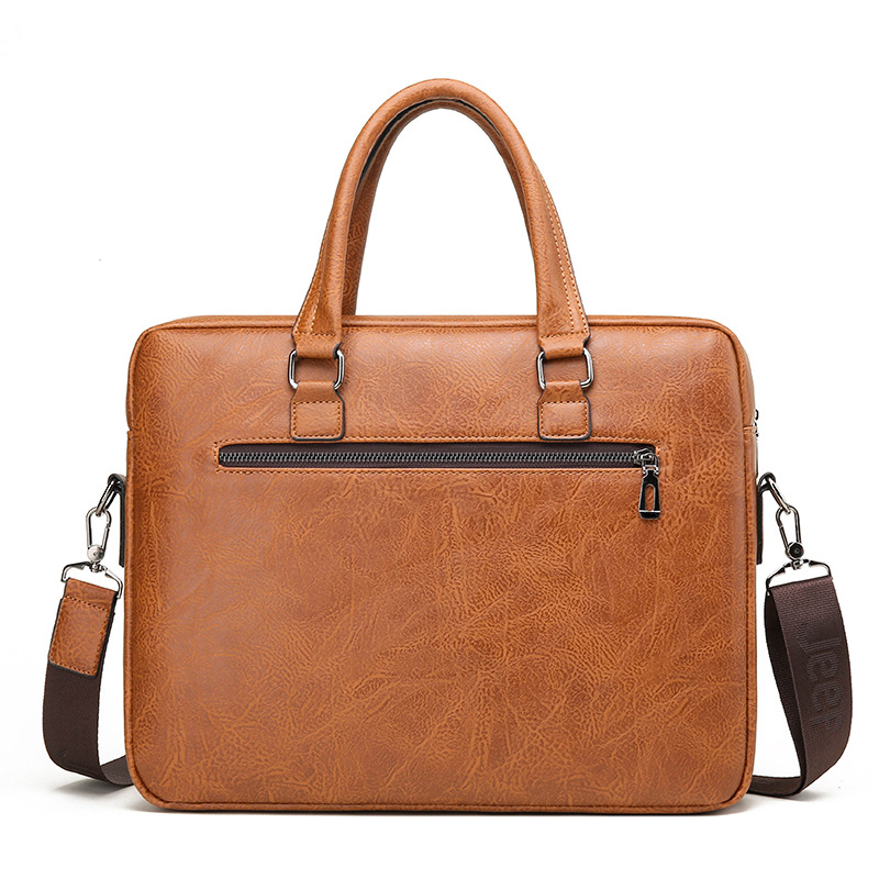 بو الجلود حقيبة الأعمال للرجال - مراجعة Leather Work Laptop Bag وسعره