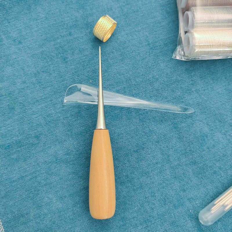 طقم خياطة لإصلاح المفروشات، طق - مراجعة Leatherwork Hand Sewing Needles وسعره