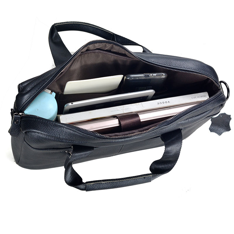 الرجال كبيرة جلد طبيعي حقيبة ي - مراجعة Leather Work Laptop Bag وسعره