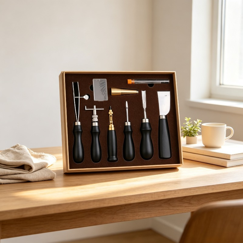 مجموعة أدوات خياطة يدوية للجلد - مراجعة Leatherwork Kits For Beginners وسعره