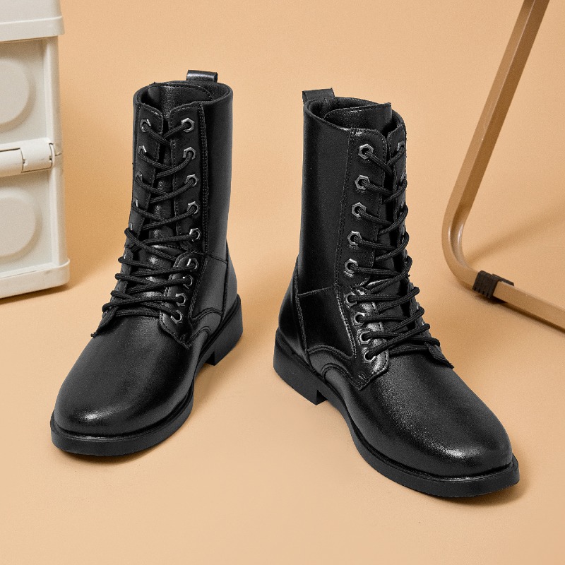 أحذية جلدية عالية الرقبة للأنش - مراجعة Leather Work Boots وسعره