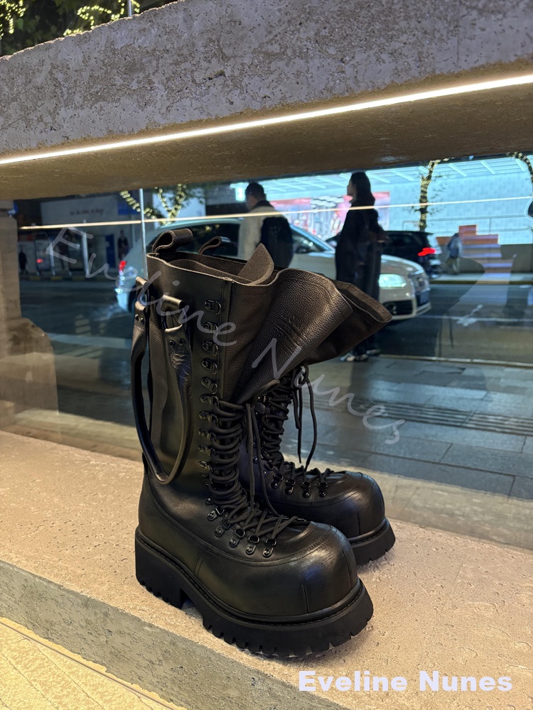 أحذية ركوب الدراجات النارية ال - مراجعة Leather Work Boots وسعره