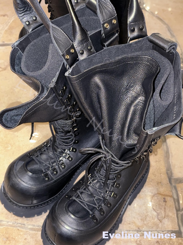 أحذية ركوب الدراجات النارية ال - مراجعة Leather Work Boots وسعره