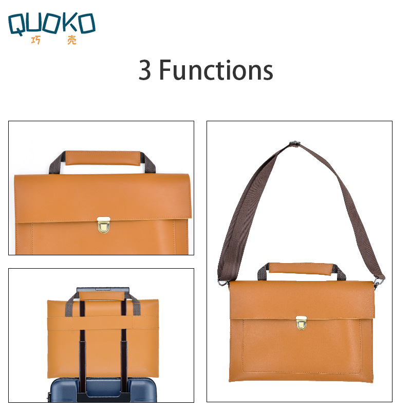 حقيبة كمبيوتر محمول للنساء من  - مراجعة Leather Work Laptop Bag وسعره