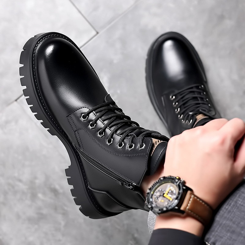 الرجال الكلاسيكية بوط من الجلد - مراجعة Leather Work Boots وسعره