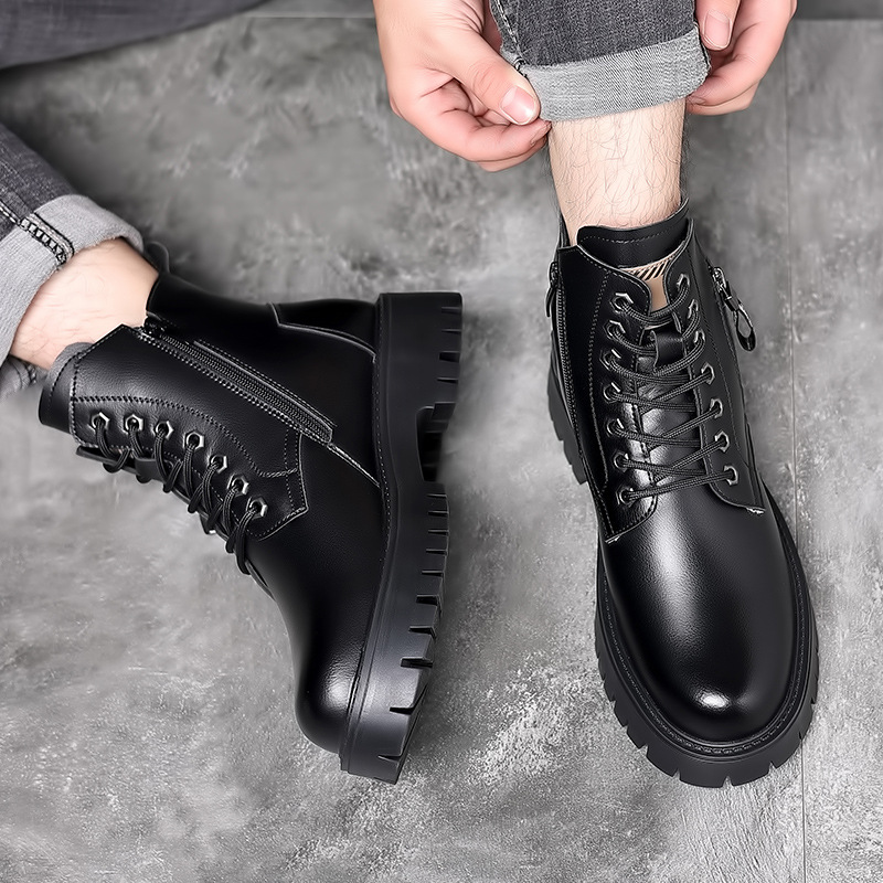 الرجال الكلاسيكية بوط من الجلد - مراجعة Leather Work Boots وسعره