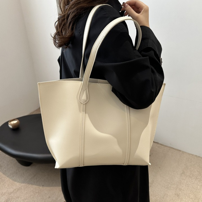 حقيبة كتف من الجلد الصناعي بتص - مراجعة Leather Work Laptop Bag وسعره