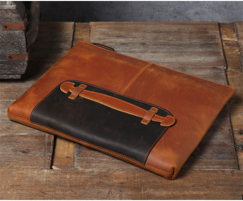حقيبة يد رجالية كلاسيكية مصنوع - مراجعة Leather Work Laptop Bag وسعره