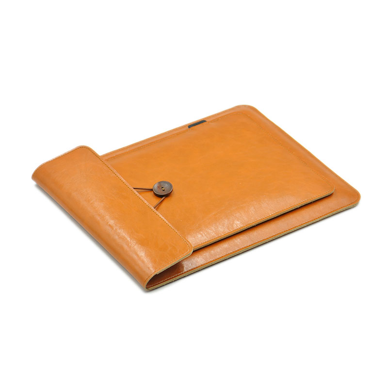 غطاء حقيبة كمبيوتر محمول عالي  - مراجعة Leather Work Laptop Bag وسعره