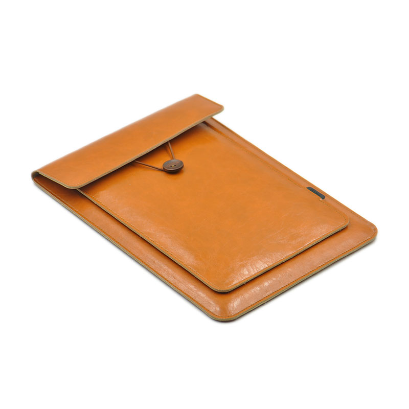 غطاء حقيبة كمبيوتر محمول عالي  - مراجعة Leather Work Laptop Bag وسعره
