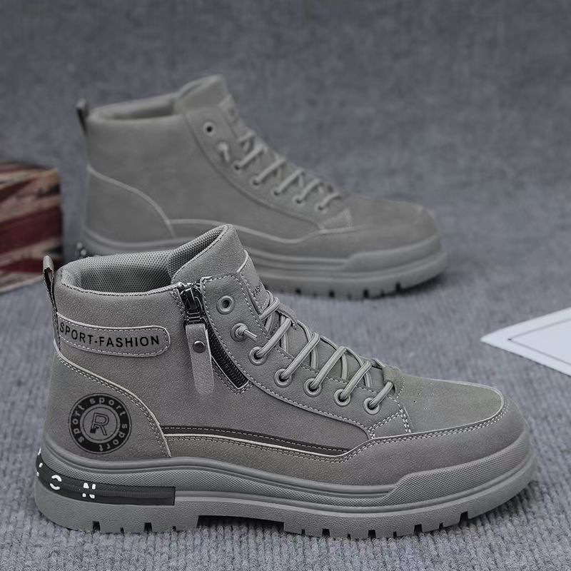 الرجال الرجعية عالية أعلى أحذي - مراجعة Leather Work Boots وسعره