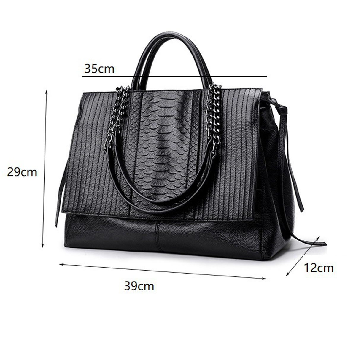 حقيبة يد أنيقة بسحاب، حقيبة نس - مراجعة Leather Work Laptop Bag وسعره
