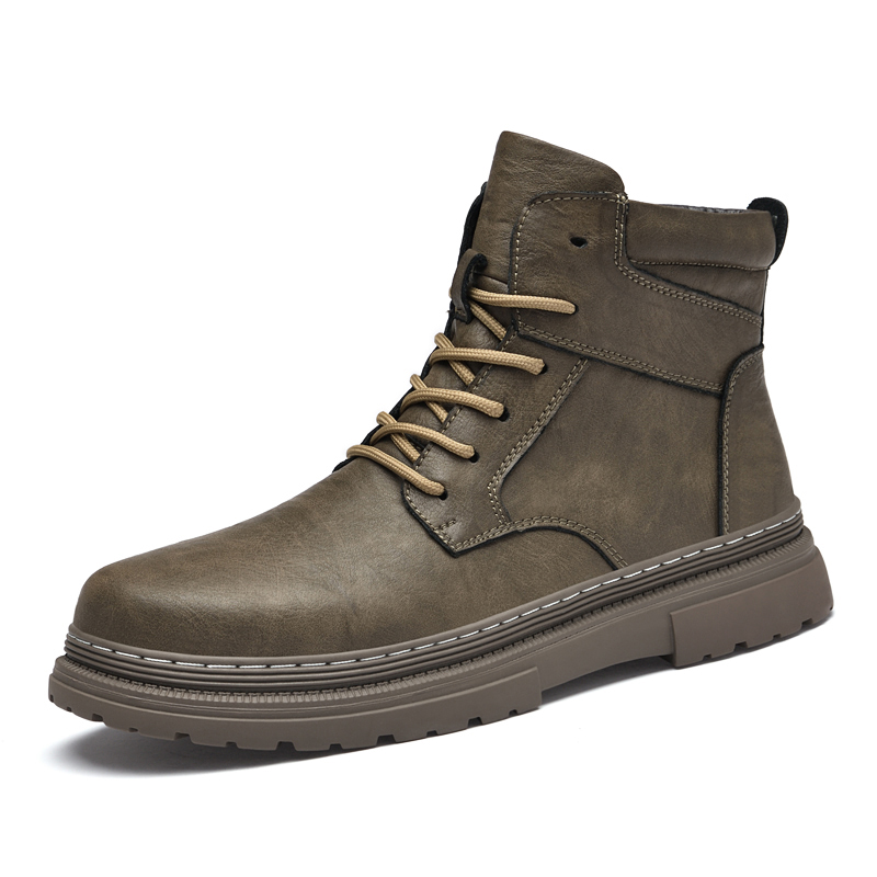 شتاء دافئ الرجال أحذية من الجل - مراجعة Leather Work Boots وسعره