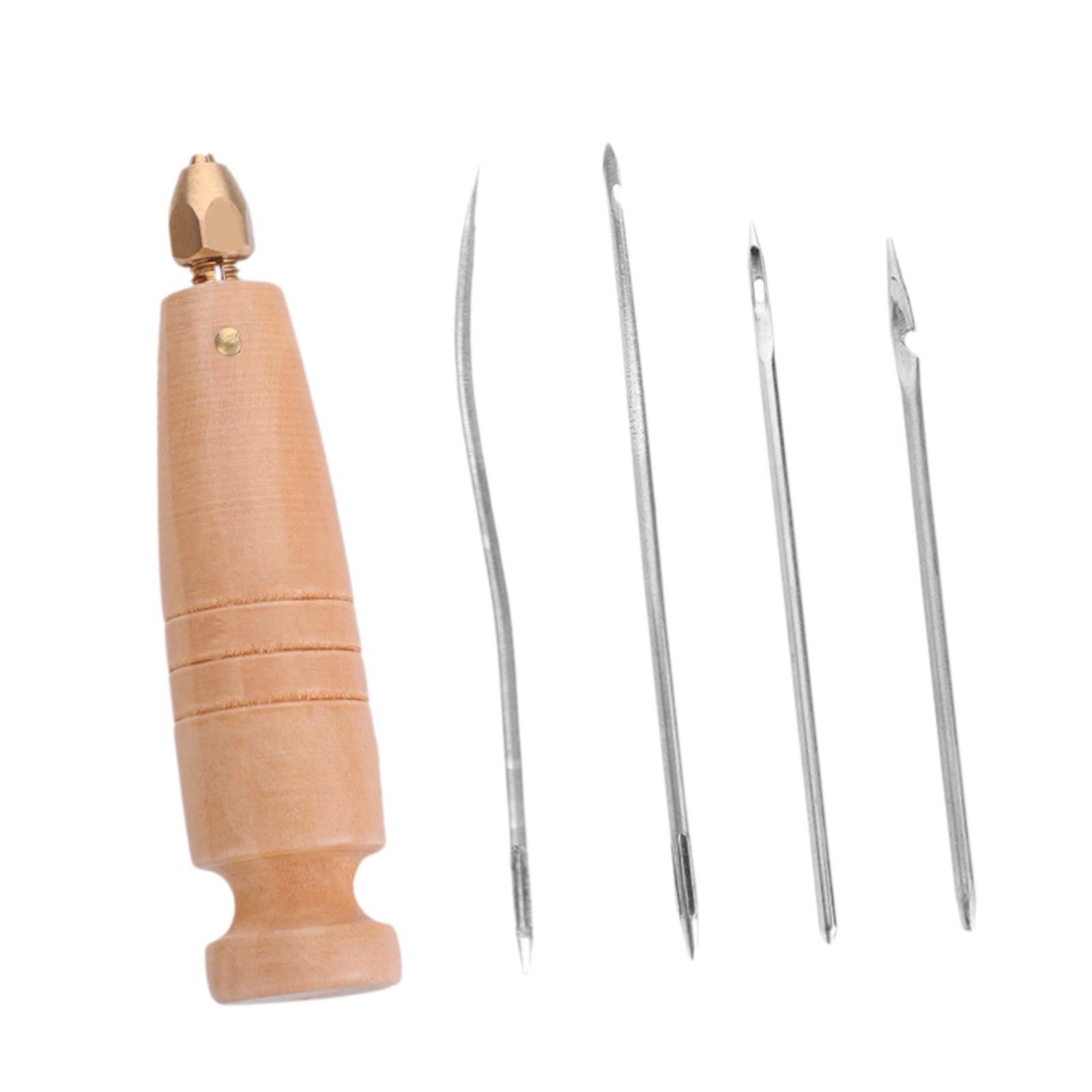 مثقاب خياطة يدوي من القماش وال - مراجعة Leatherwork Hand Sewing Needles وسعره