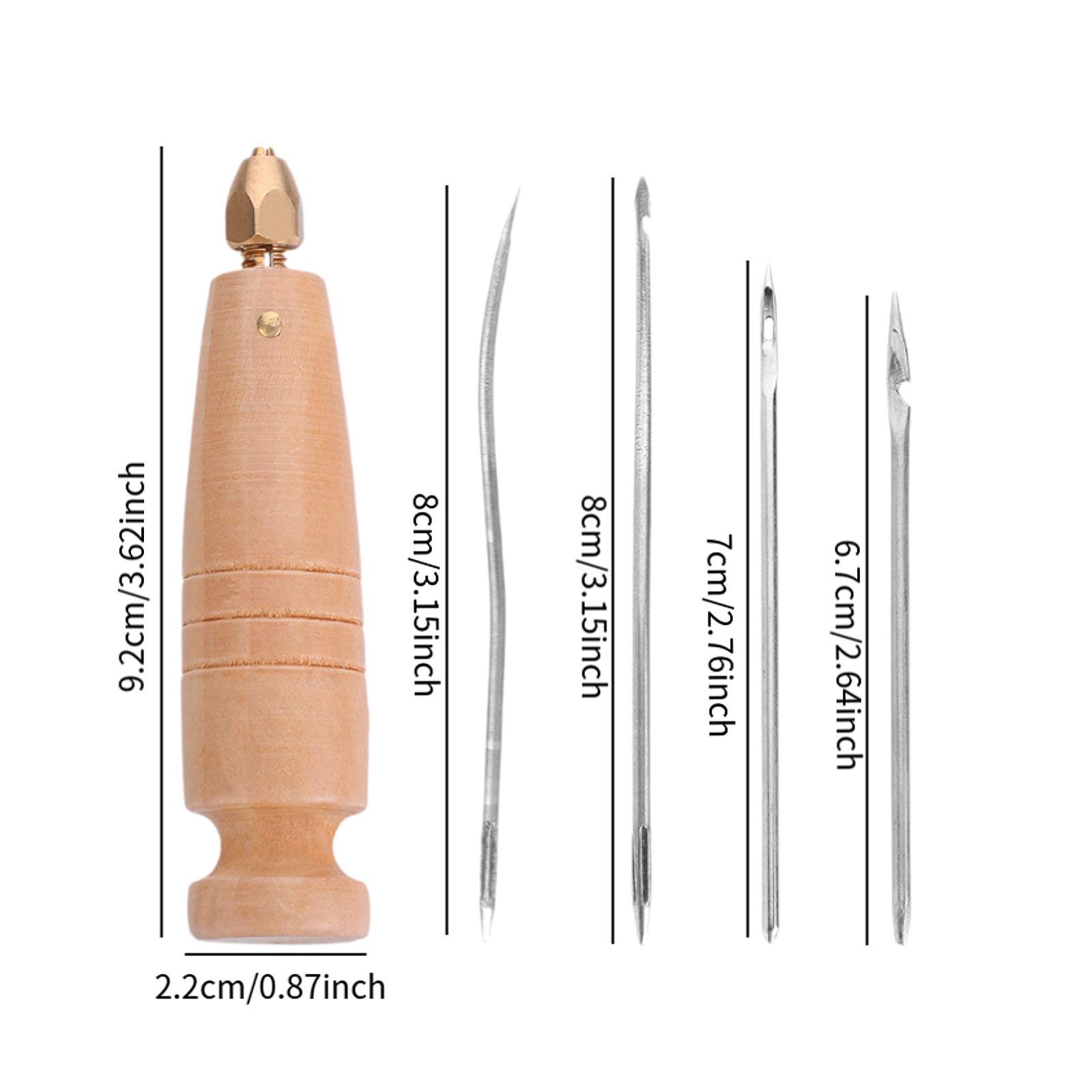 مثقاب خياطة يدوي من القماش وال - مراجعة Leatherwork Hand Sewing Needles وسعره