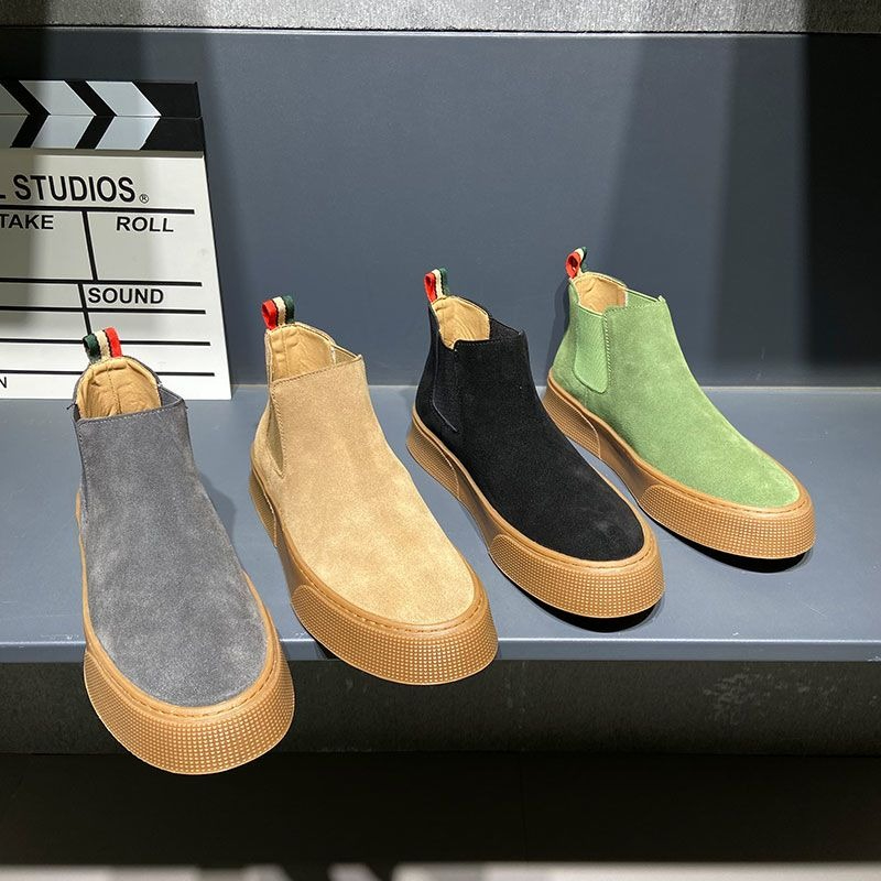 أحذية تشيلسي للرجال لخريف وشتا - مراجعة Leather Work Boots وسعره