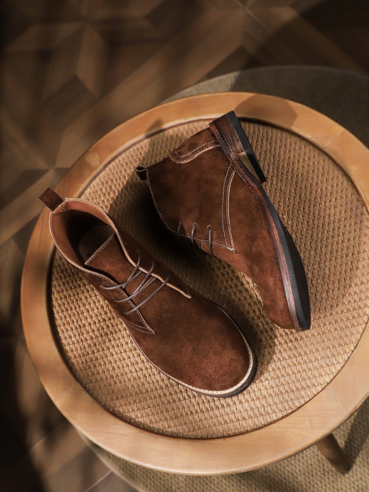 الموضة تنوعا الذكور الدانتيل م - مراجعة Leather Work Boots وسعره